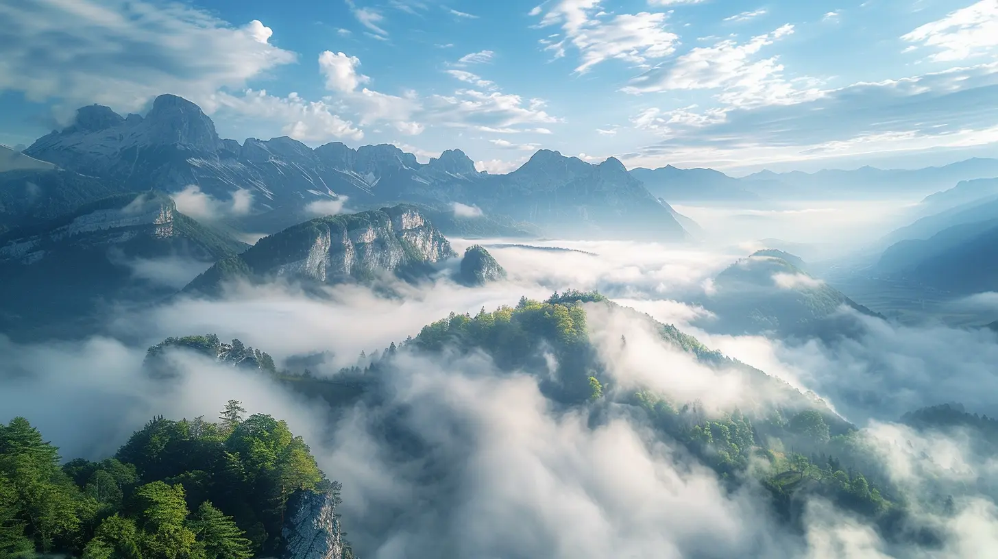 Journey Through the Clouds: The Most Stunning Places to See from Above