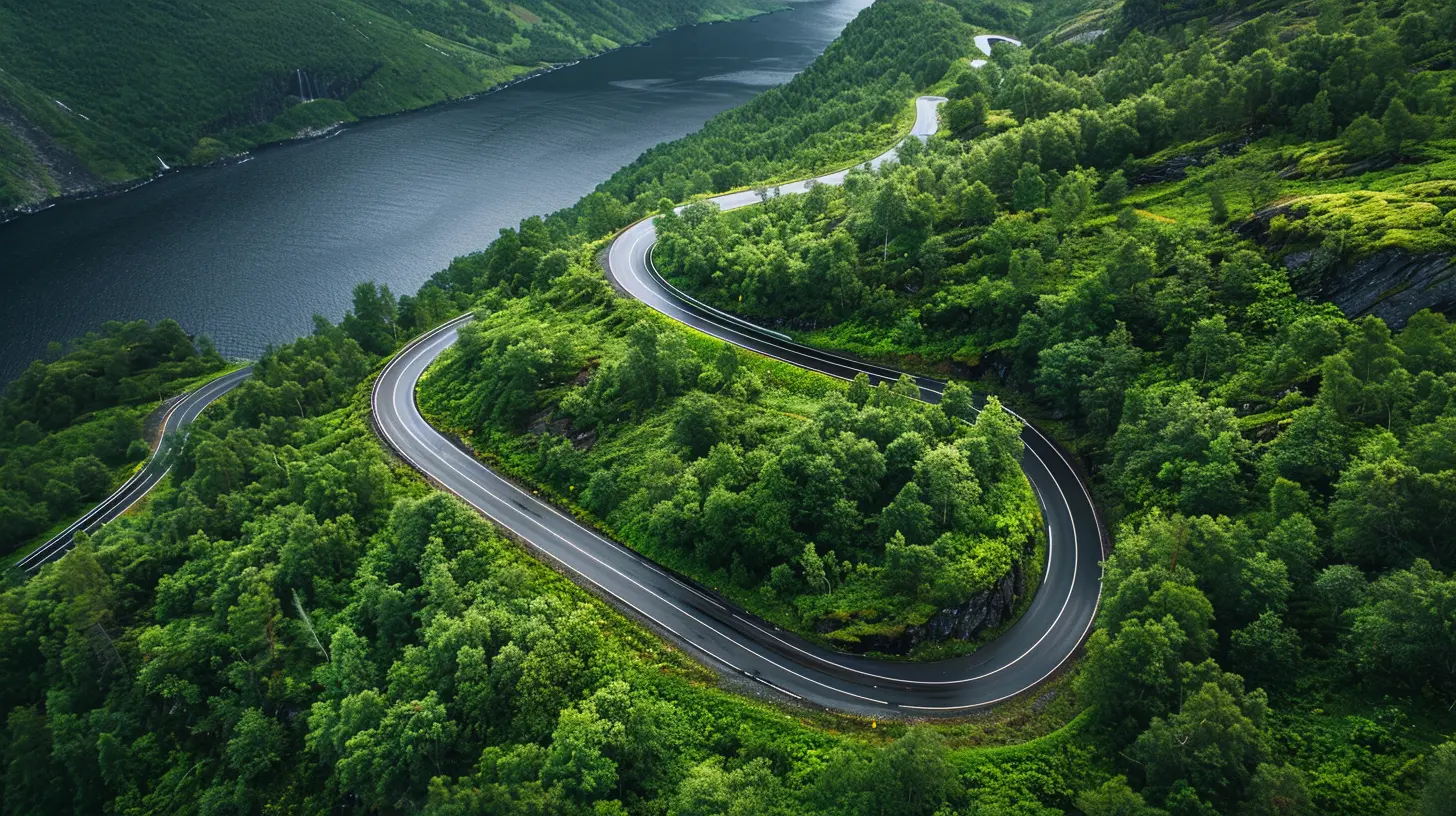Winding Roads and Waterfalls: Exploring the Norwegian Fjords by Car