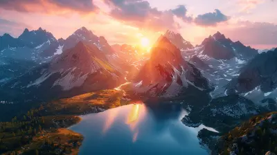 How to Take Stunning Aerial Shots in Mountainous Destinations